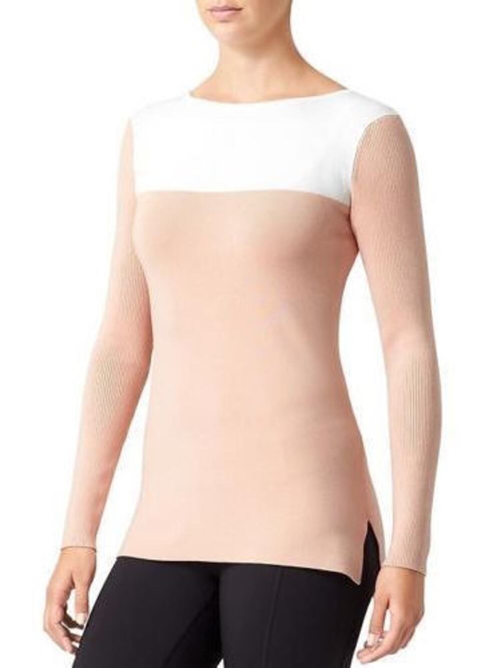 ATHLETA DEREK LAM COLORBLOCK CENTRAL SWEATER SZ XL #153869 v1123
